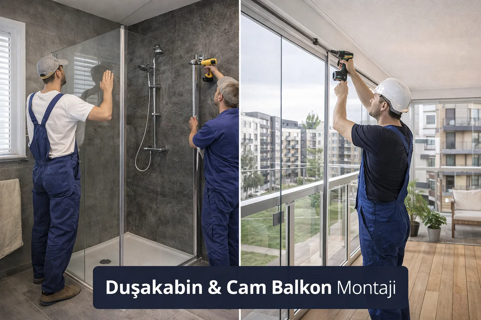 Duşakabin & Cam Balkon Montajı